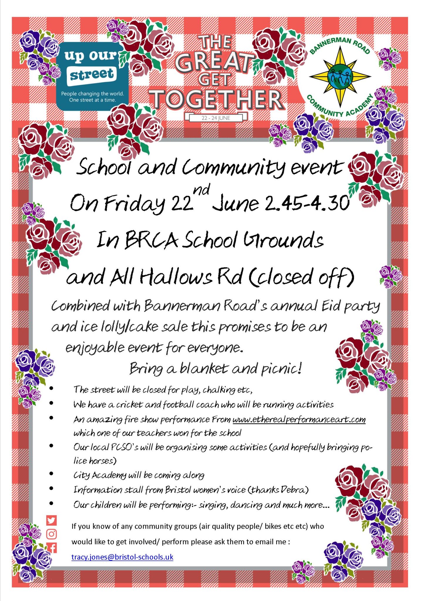 The Great Big Get together @ Bannerman Road Community Academy | England | United Kingdom